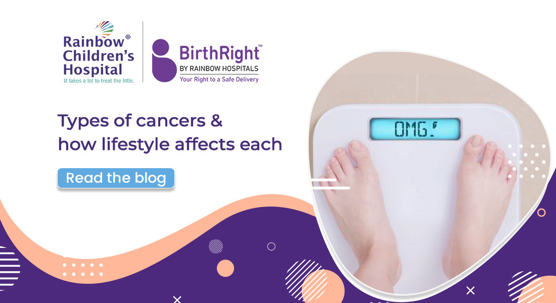 Types of cancers & how lifestyle affects each