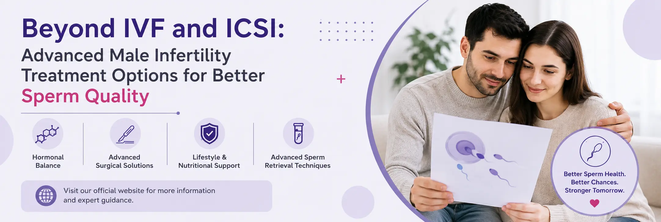 Beyond IVF and ICSI: Advanced Male Infertility Treatment Options for Better Sperm Quality