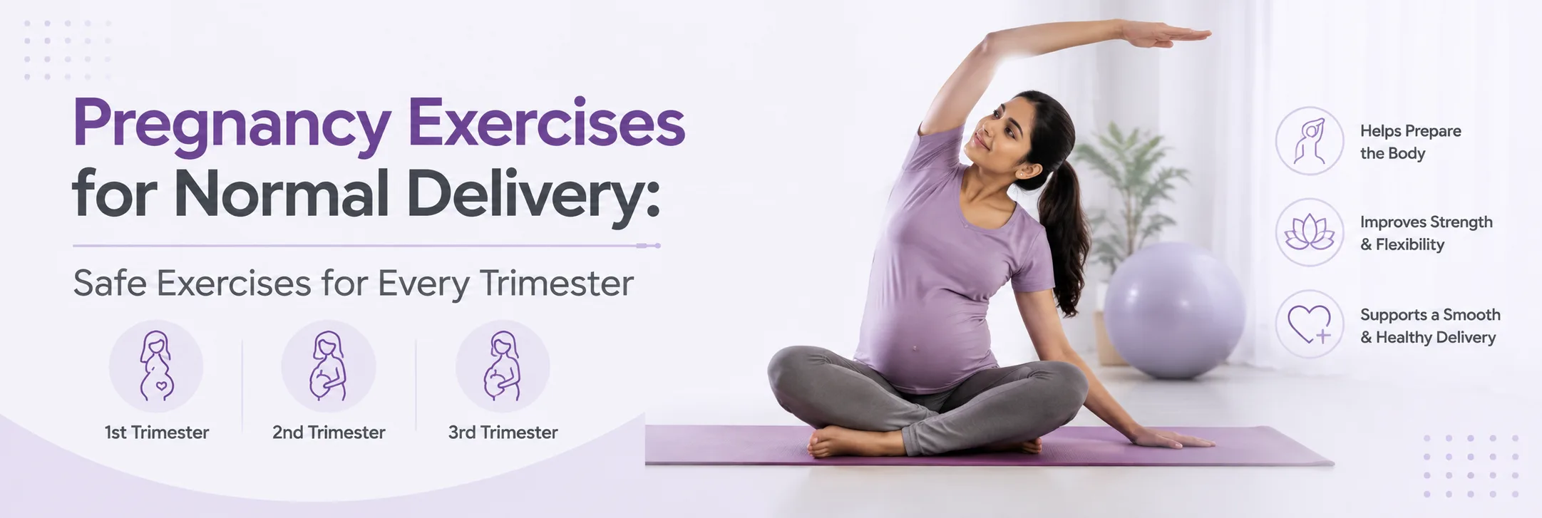 Pregnancy Exercises for Normal Delivery: Safe Exercises for Every Trimester