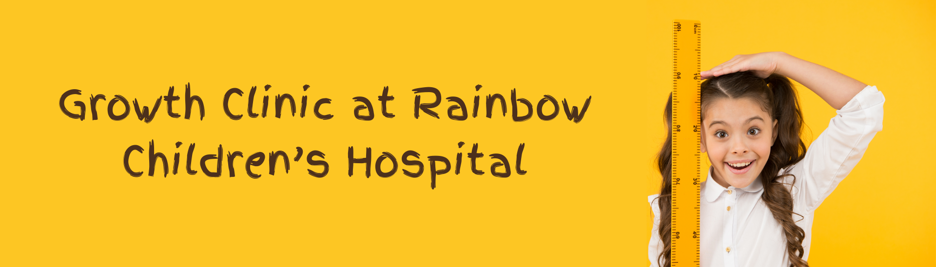 Growth Clinic from Thursday 4 to 6 PM at Rainbow Children's Hospital