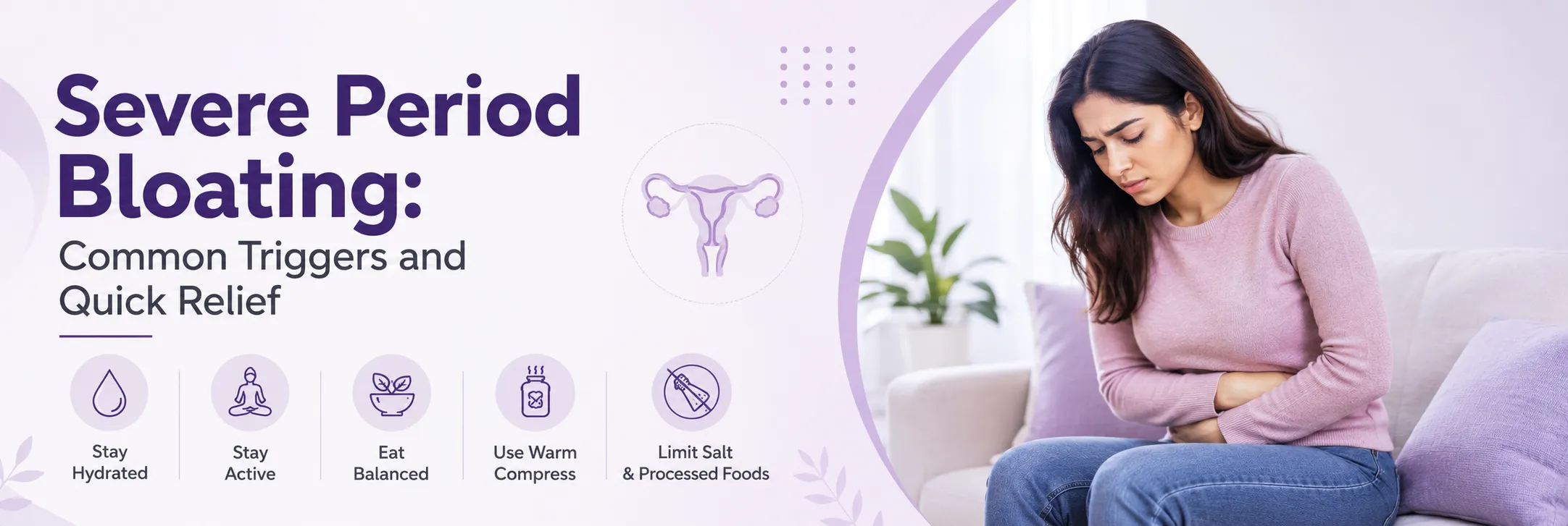 Severe Period Bloating: Common Triggers and Quick Relief