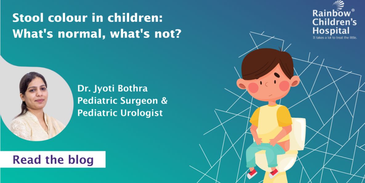 Stool colour in children: What's normal, what's not?