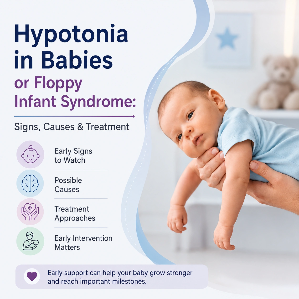 Hypotonia in Babies or Floppy Infant Syndrome: Signs, Causes &amp; Treatment
