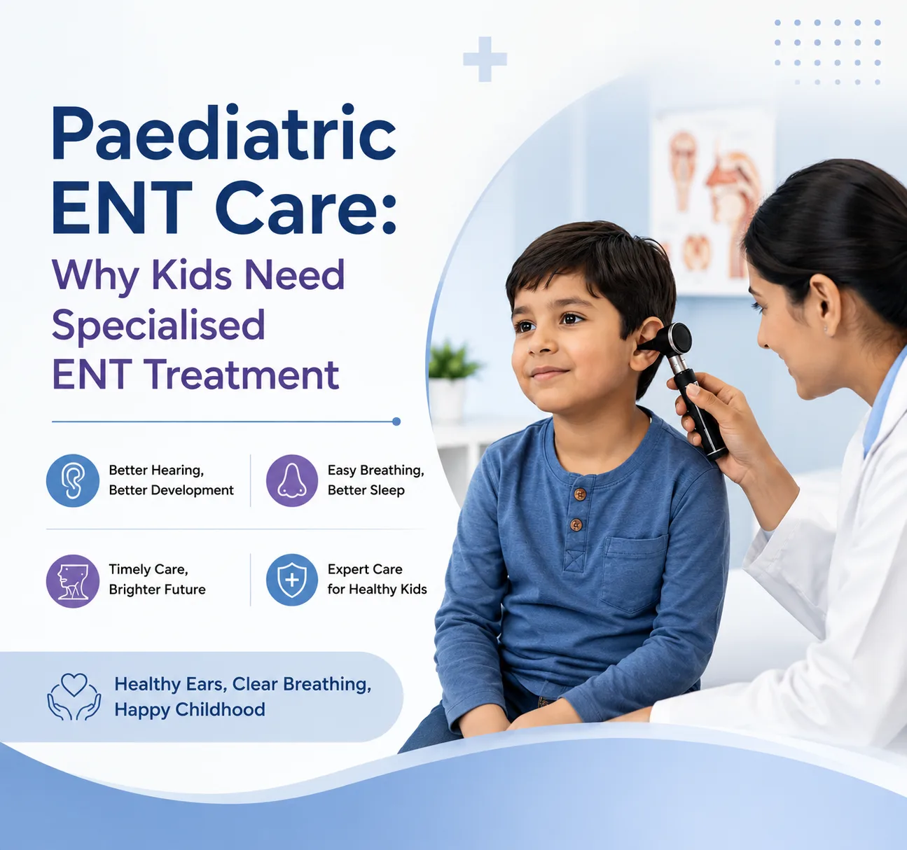 Paediatric ENT Care: Why Kids Need Specialised ENT Treatment