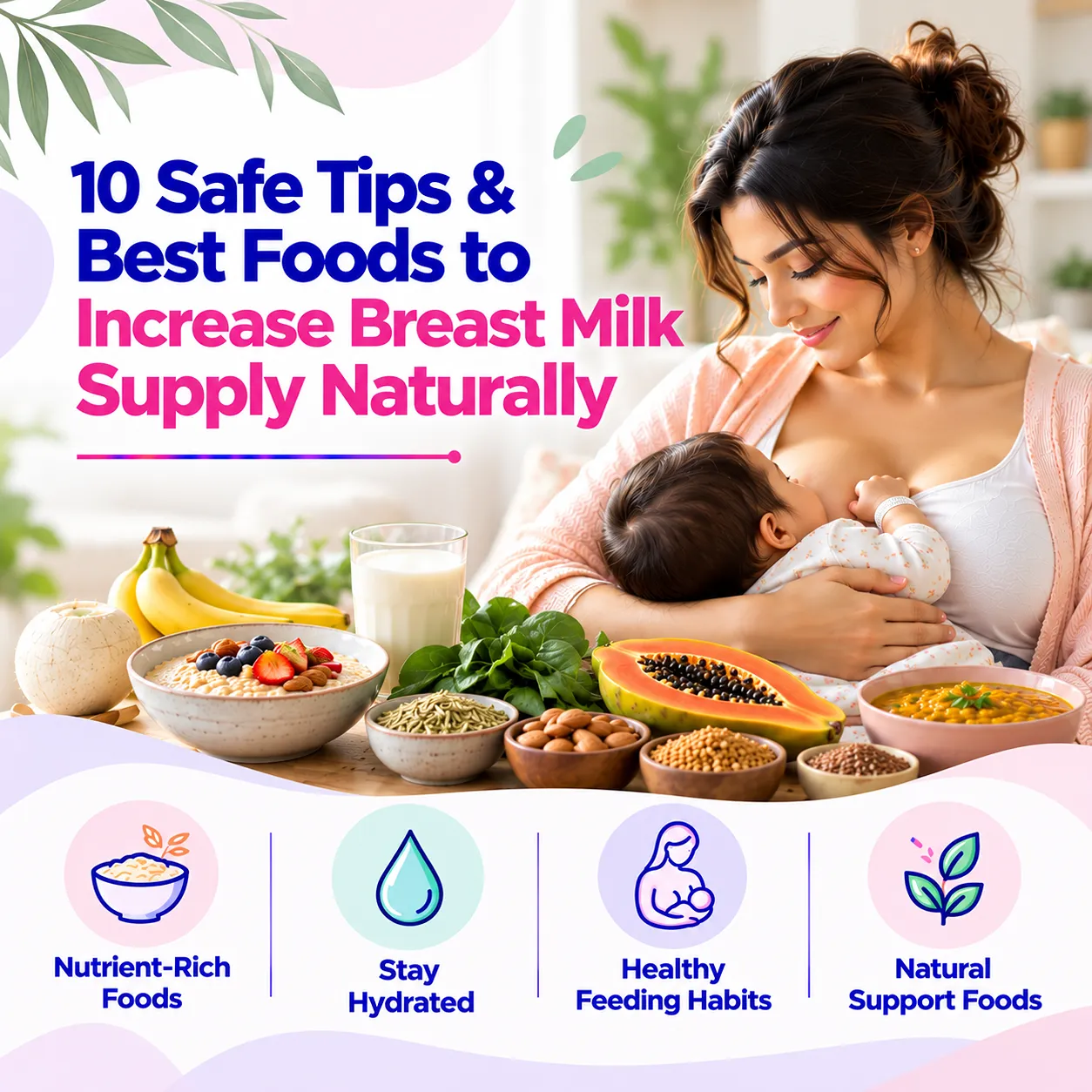Best Foods to Increase Breast Milk Supply Naturally
