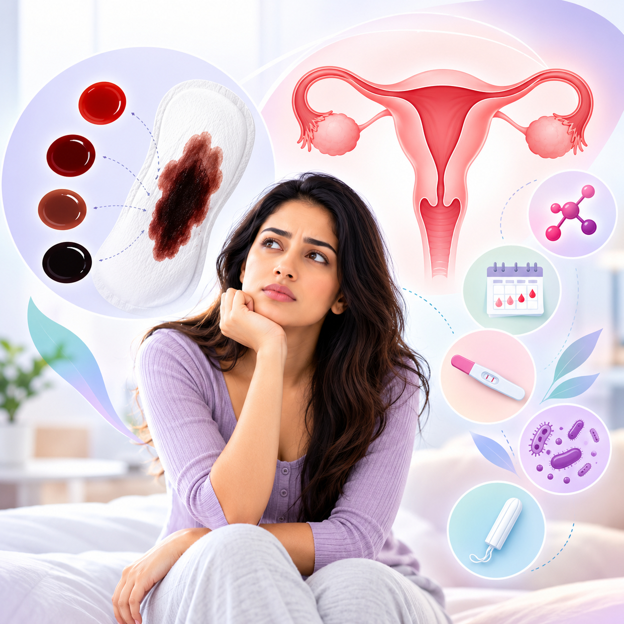 Reasons Behind Black Period Blood