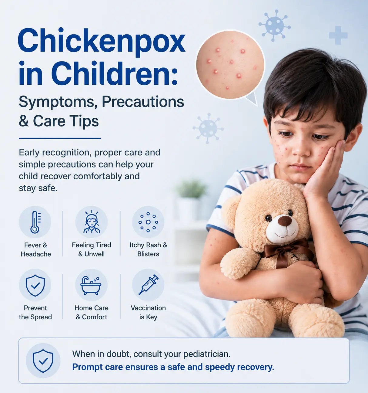 Symptoms and Precautions of Chickenpox in Children