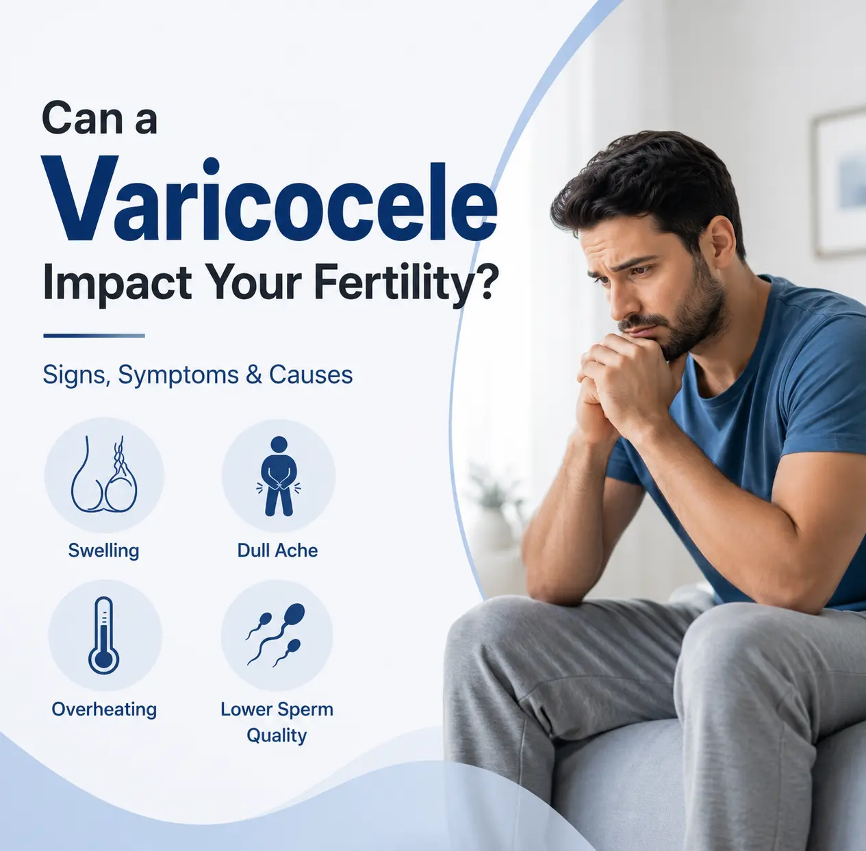 Can a Varicocele Impact Your Fertility? Signs, Symptoms & Causes