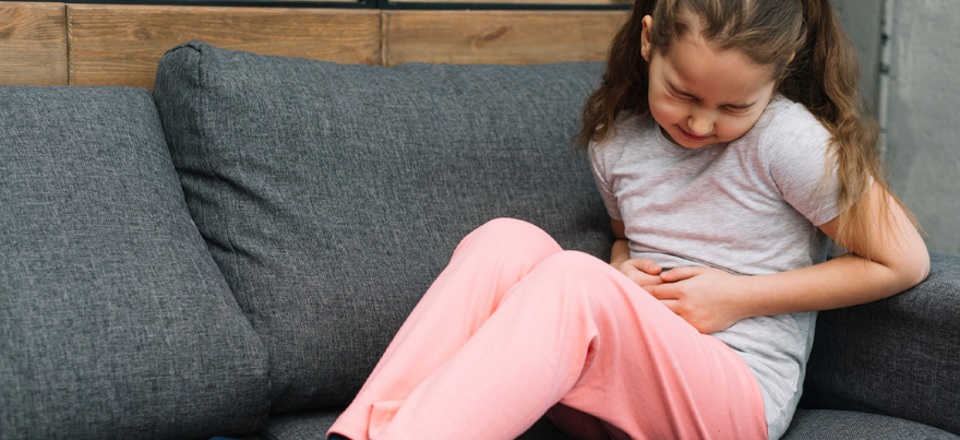 Child experiencing abdominal discomfort due to metabolic disorder – Rainbow Children’s Hospitals