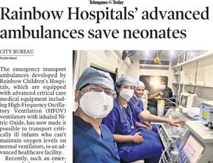 Rainbow Hospitals' Advanced Ambulances Save Neonates
