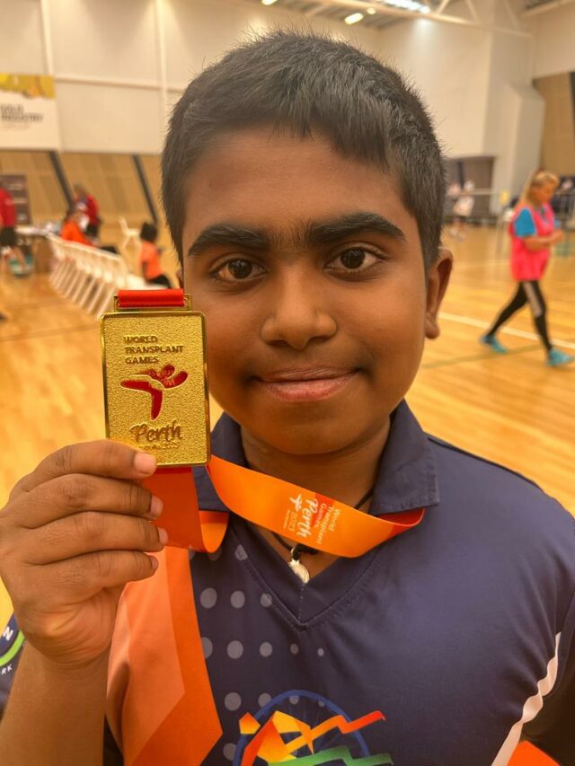 From kidney transplant to gold medal