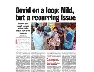 Covid on a loop: Mild, but a recurring issue
