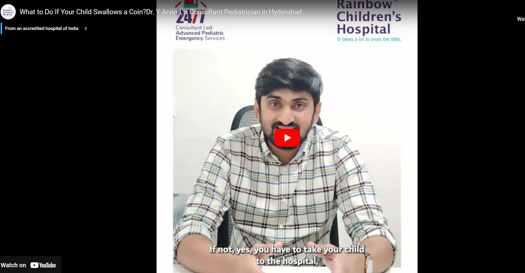 What to do if your child swallows a coin?