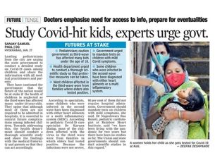 Study Covid-hit Kids, Experts Urge Govt