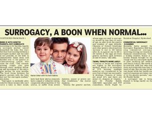Surrogacy, a Boon when Normal