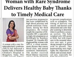 Woman with rare syndrome delivers healthy baby thanks to timely medical care