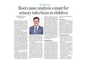 Root cause analysis for a must for urinary infections in children